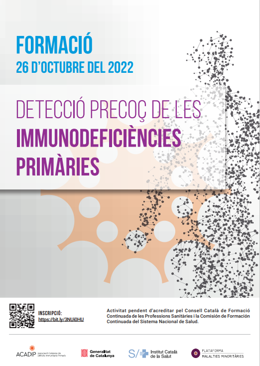 Baner 2º Sessió Curs per la detecció precoç de les immunodeficiències primàries